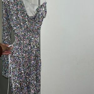 FASHION NOVA Mini Sequins Side Cut Out Birthday/Party Dress